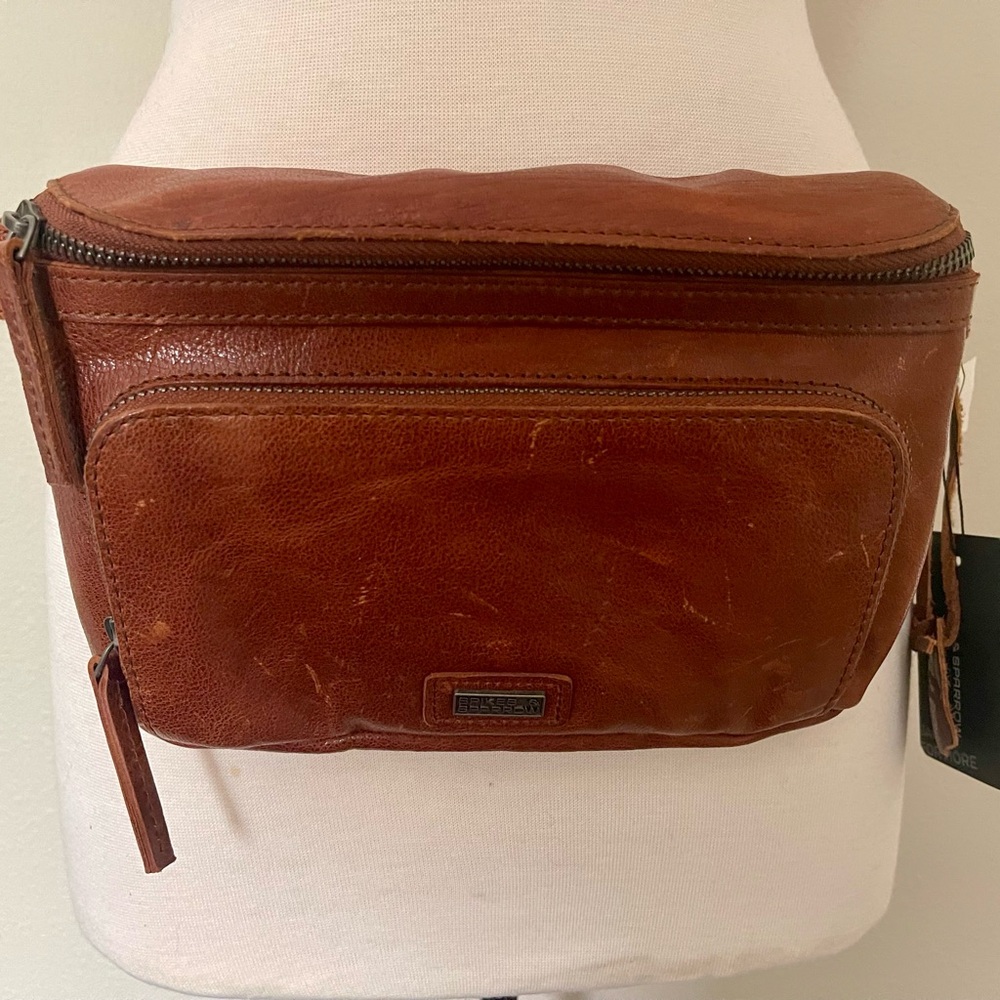 Spikes & Sparrow Brandy Leather Belt Bag